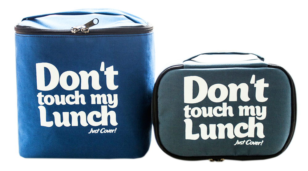 Термо сумочка для ланча "Don`t touch" (синяя)