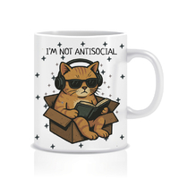 Кружка «I’m not antisocial»