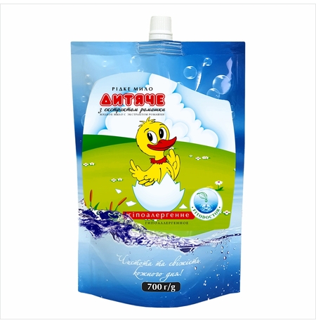 Дой-Пак рідке мило Fitodoctor «Дитяче» с екстрактом ромашки гіпоалергенне, 700 мл 