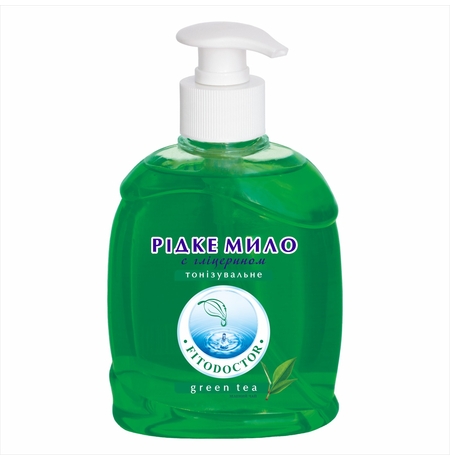 Рідке мило Fitodoctor «Зелений чай»,  тонізуюче, 300 мл