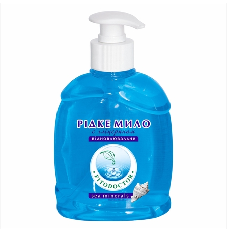 Рідке мило Fitodoctor «Морські мінерали»,  відновлювальне, 300 мл