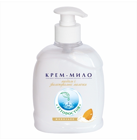 Крем-мило Fitodoctor «Мигдаль і зволожуюче молочко»,  живильне, 300 мл