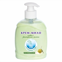 Крем-мило Fitodoctor «Оливки і зволожуюче молочко»,  пом'якшувальне, 300 мл