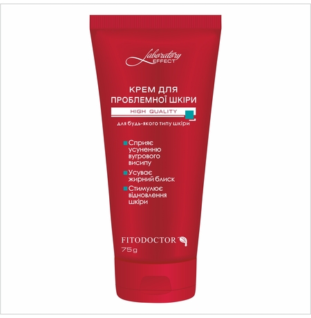 Крем для обличчя Fitodoctor  «Лабораторія-Ефект», для проблемної шкіри, 75г