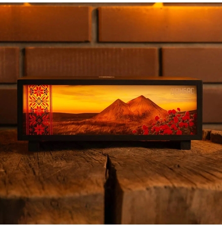 Ночник-панорама «Український Донбас», черный Ночник-панорама «Український Донбас», черный