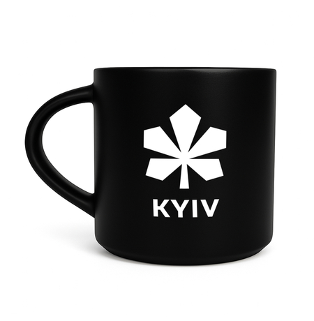 Чашка чорна «Київ»