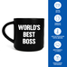 Чашка чорна «World's best BOSS»