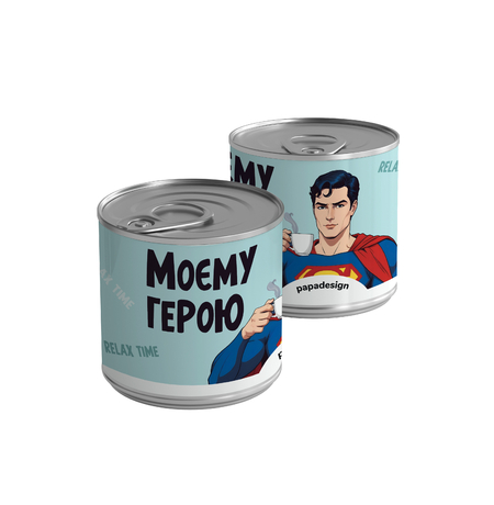 Чай в банке «Моему герою» Чай в банке «Моему герою»