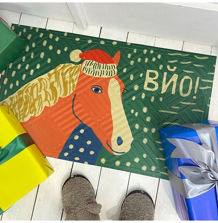 Коврик придверный «Кінь, вйо»