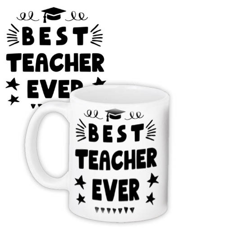 Чашка для вчителя "Best teacher ever"