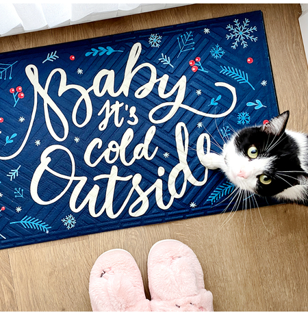 Килимок придверний «Baby, it’s cold outside» Килимок придверний «Baby, it’s cold outside»