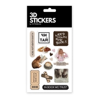 3D-стикеры набор «"Reading Club» 3D-стикеры набор «"Reading Club»