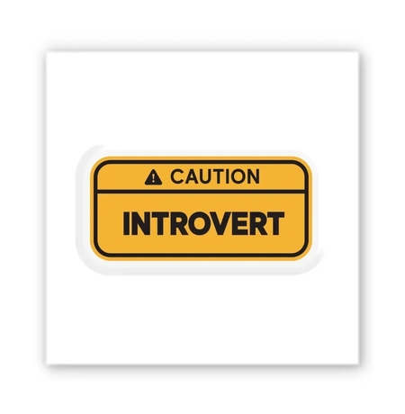 3D-стикер «Introvert»