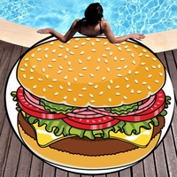 Пляжный коврик «Гамбургер»