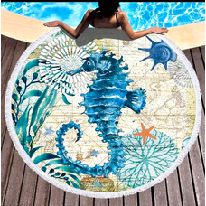 Пляжний килимок «Морський коник»