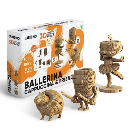 3D пазл «Ballerina cappuccina & friends» 3D пазл «Ballerina cappuccina & friends»