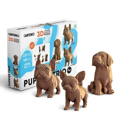 3D пазл «Puppies trio» 3D пазл «Puppies trio»