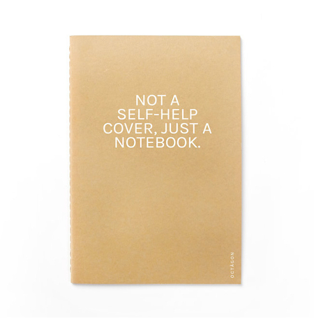 Блокнот «Not a self help cover»