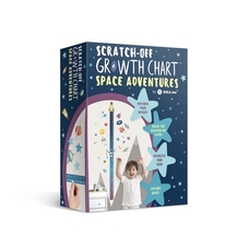 Скретч-ростомер «Space adventures» на английском языке купить в интернет-магазине Супер Пуперс