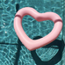 Надувний круг "Серце", рожевий