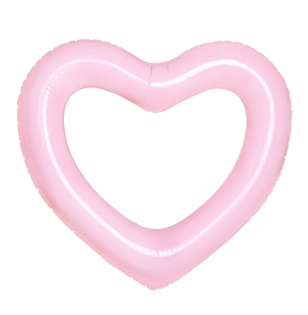 Надувной круг "Сердце", розовый