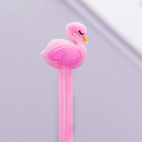 Ручка гелевая «Фламинго», розовая