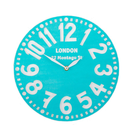 Настенные часы «Лондон», бирюза