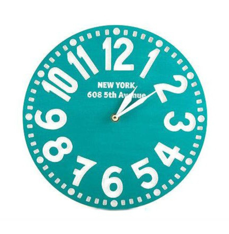 Настенные часы «Нью-Йорк», бирюза