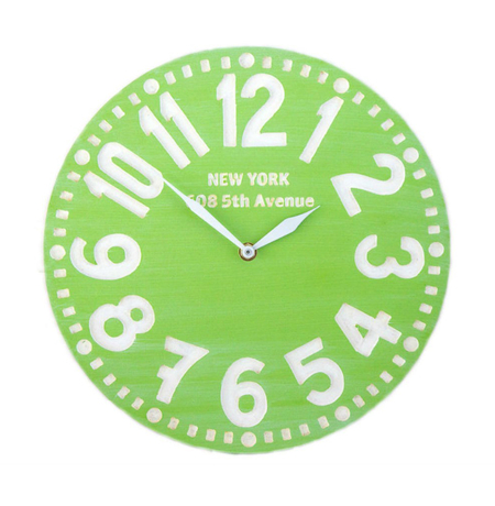 Настенные часы «Нью-Йорк», зелёный