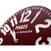 Настенные часы «Париж», бордо