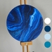 Картина в техніці fluid art «Neptune»