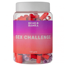 Баночка с заданиями «Sex challenge» купить в интернет-магазине Супер Пуперс