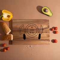 Дошка для нарізки «My kitchen — my rules»