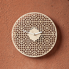 Дерев'яний годинник "Мереживо" придбати в інтернет-магазині Супер Пуперс