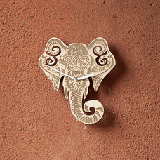Деревянные часы «Индийский слон» купить в интернет-магазине Супер Пуперс