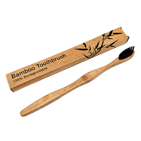 Бамбуковая зубная щетка «Bamboo» (black)