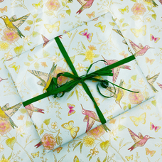 Упаковка в подарунковий папір «Hummingbirds» придбати в інтернет-магазині Супер Пуперс