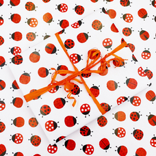 Упаковка в подарунковий папір «Ladybugs» придбати в інтернет-магазині Супер Пуперс