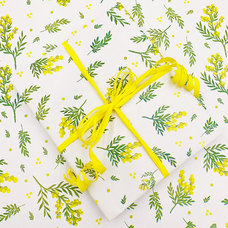 Упаковка в подарунковий папір «Mimosa» придбати в інтернет-магазині Супер Пуперс