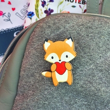Значок «A fox» купить в интернет-магазине Супер Пуперс