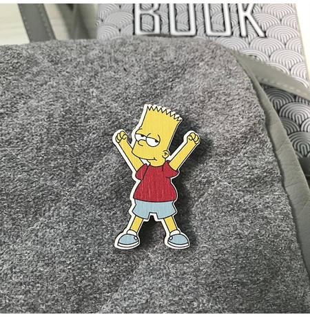 Значок "Барт Симпсон"
