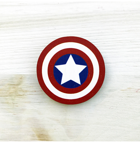 Значок "Капитан Америка"