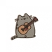 Значок "Кіт із гітарою"