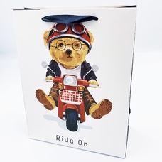 Подарочный пакет «Ride on», 18x23x10 см купить в интернет-магазине Супер Пуперс