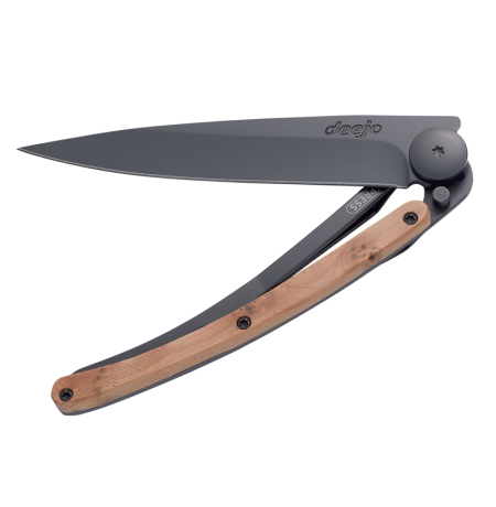 Карманный нож Deejo Black "Juniper wood"