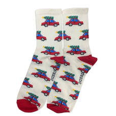 Шкарпетки «Christmas cars», довгі придбати в інтернет-магазині Супер Пуперс