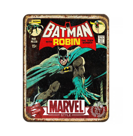Металева табличка «Batman»