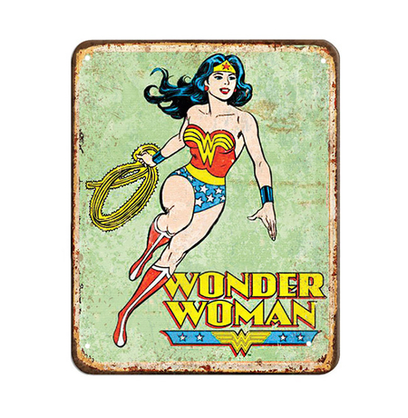 Металлическая табличка «Wonder woman»