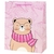 Подарочный пакет «Pink bear» 18x23x10 см