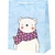 Подарочный пакет «Blue bear» 18x23x10 см